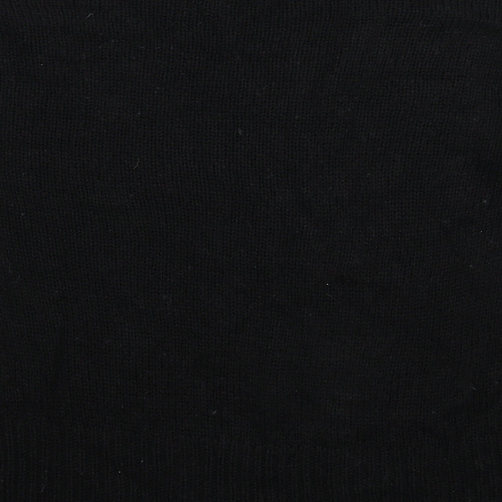 New Look Womens Black  Knit Pullover Jumper Size M