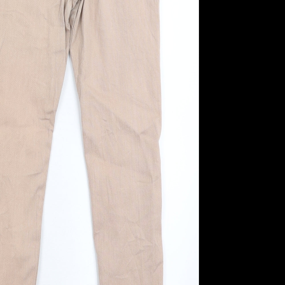 River Island Womens Beige  Denim Skinny Jeans Size 12