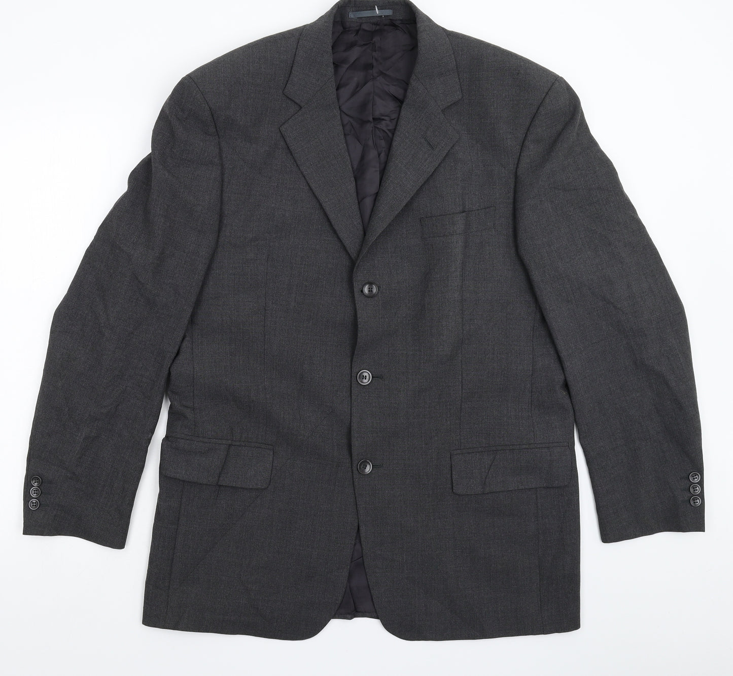 Maconde Mens Grey   Jacket Suit Jacket Size 40
