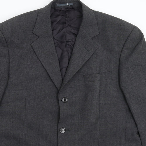 Maconde Mens Grey   Jacket Suit Jacket Size 40