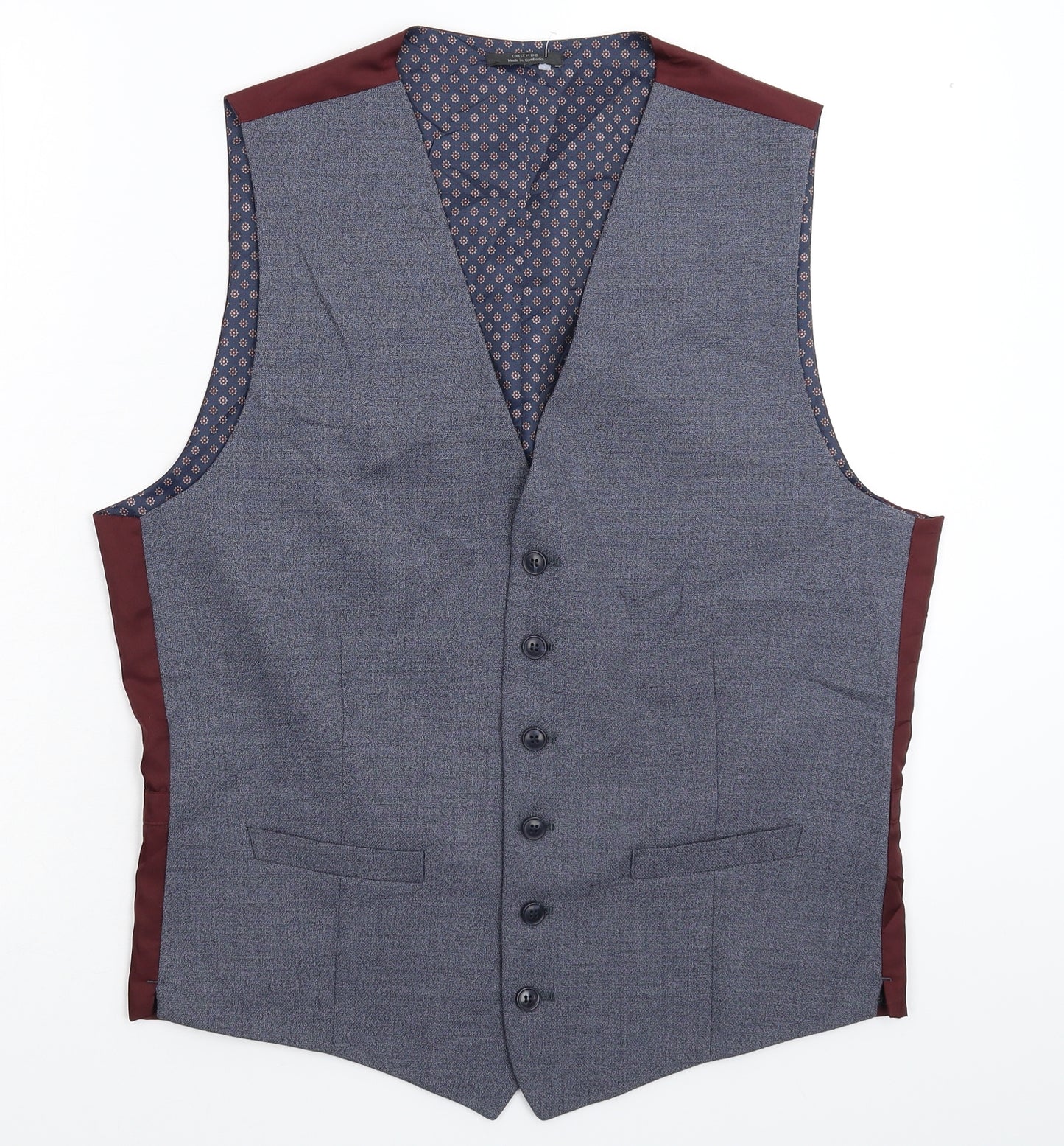 Marks and Spencer Mens Grey   Jacket Suit Waistcoat Size 40