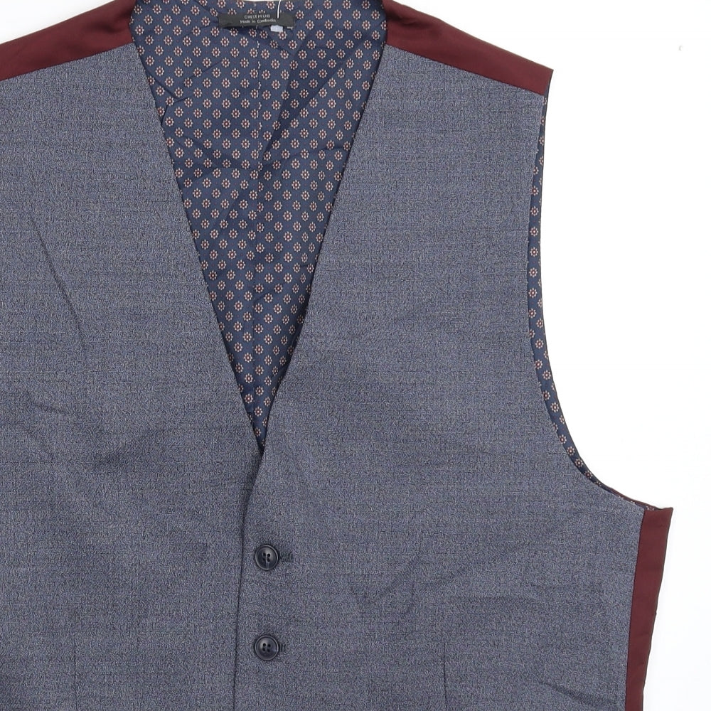 Marks and Spencer Mens Grey   Jacket Suit Waistcoat Size 40