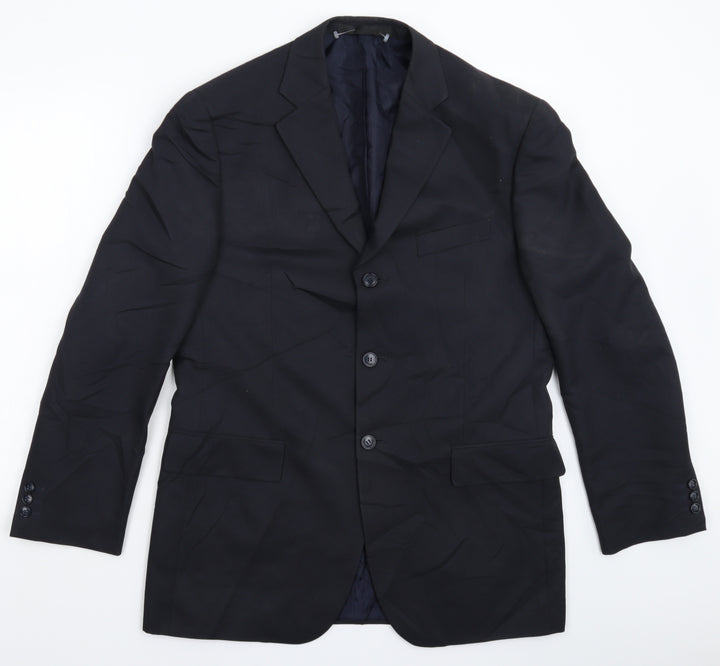 Marks and Spencer Mens Blue Jacket Suit Jacket Size 40