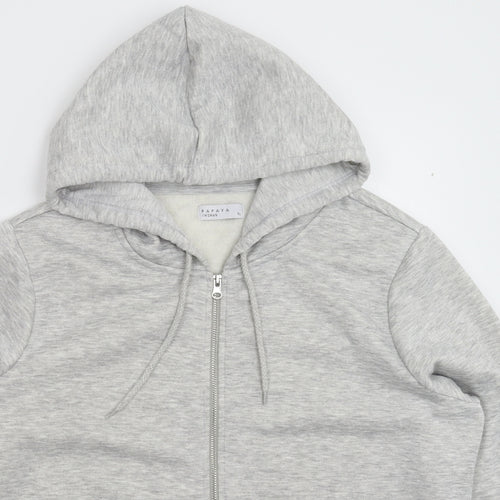 Papaya Womens Grey   Pullover Hoodie Size XL