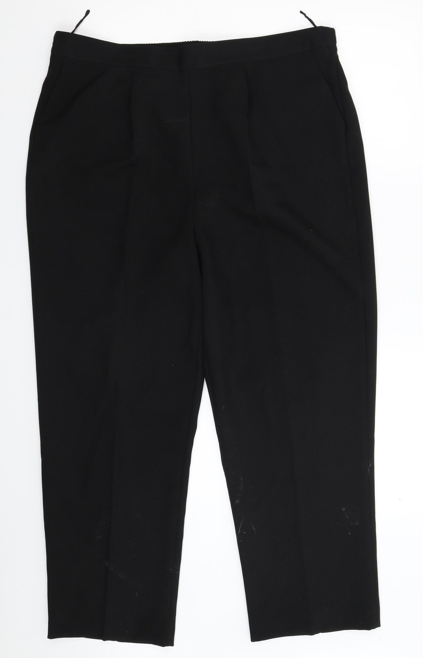 Bonmarché Womens Black   Trousers  Size 18 L27 in