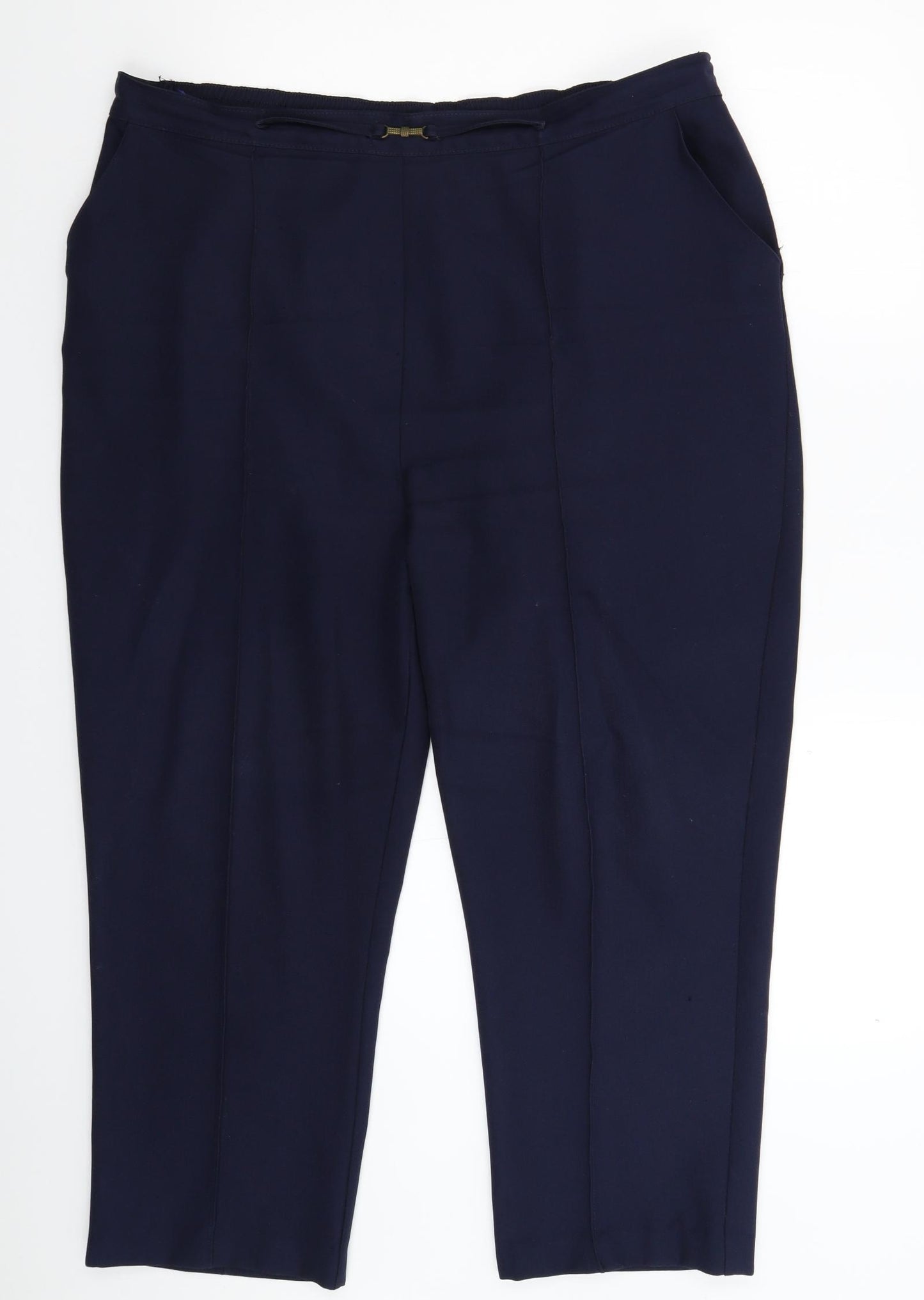 Papaya Womens Blue   Trousers  Size 18 L26 in
