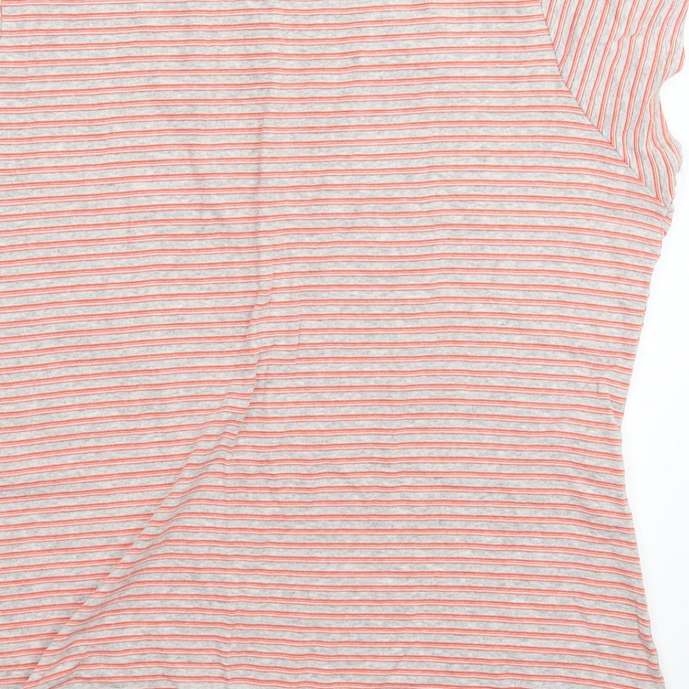 Papaya Womens Multicoloured Striped  Basic T-Shirt Size 20