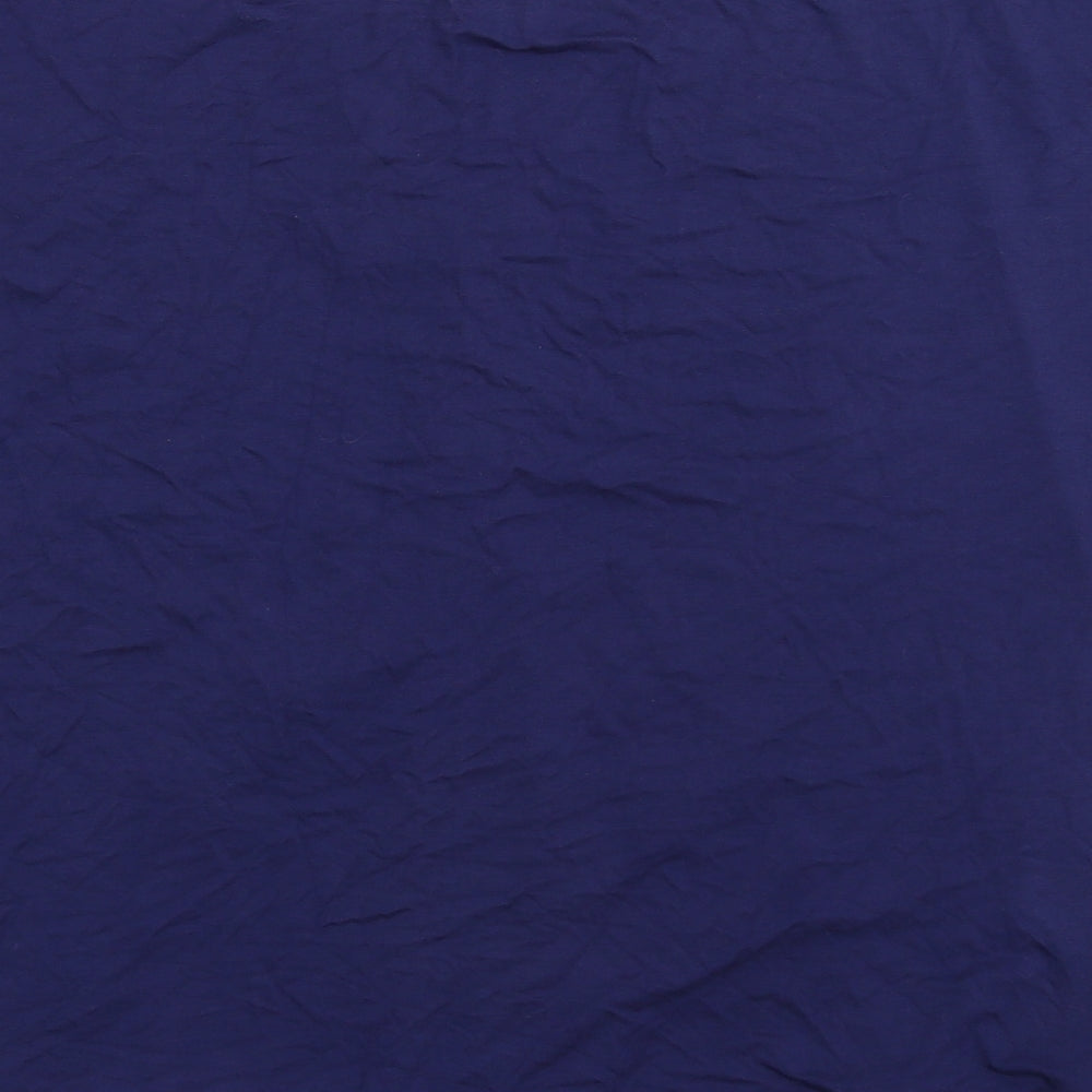 Soon Womens Blue Floral  Basic Blouse Size 18