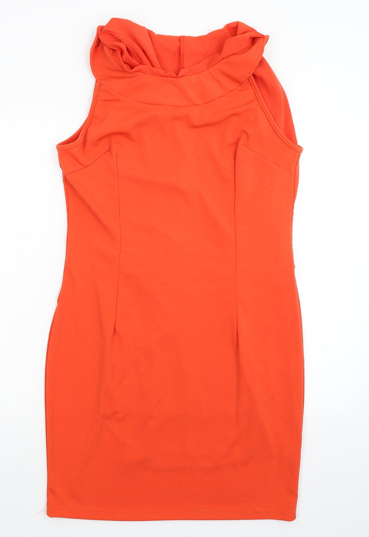 Preworn Womens Orange Bodycon Size XL