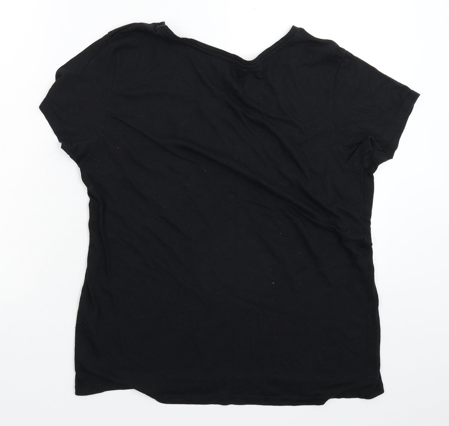 Primark Womens Black   Basic T-Shirt Size 16