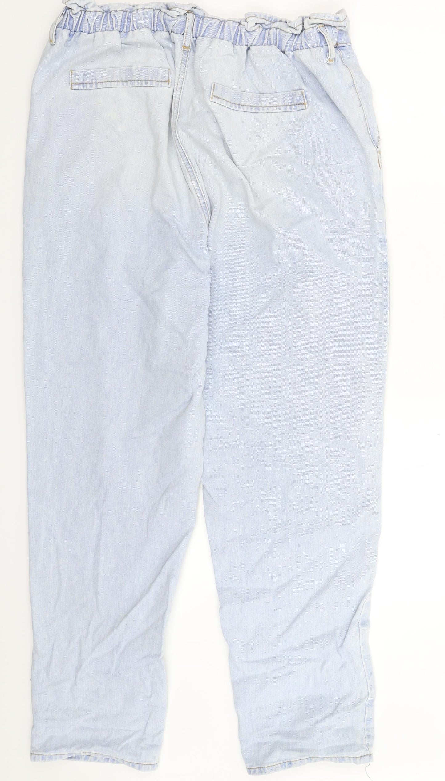 Denim & Co. Womens Blue  Denim Straight Jeans Size 16 L28 in