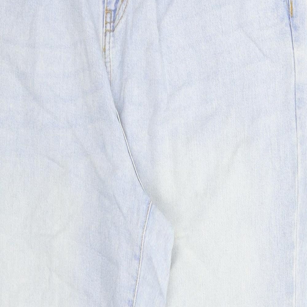 Denim & Co. Womens Blue  Denim Straight Jeans Size 16 L28 in