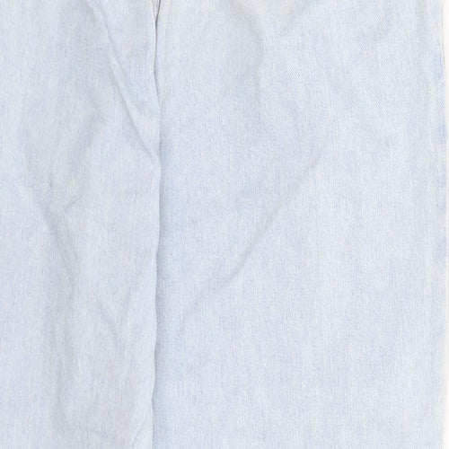 Denim & Co. Womens Blue  Denim Straight Jeans Size 16 L28 in