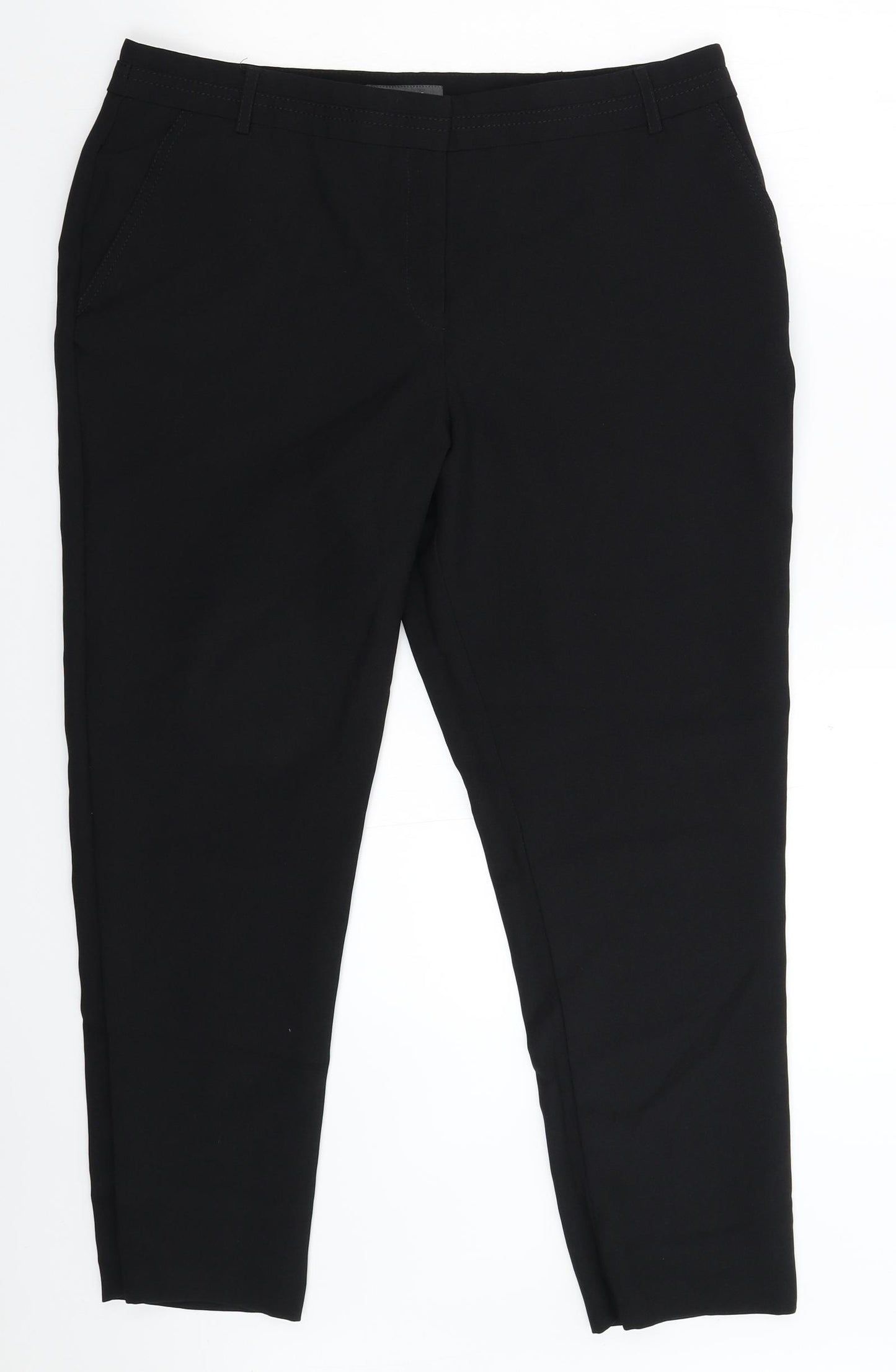 Primark Womens Black   Trousers  Size 16 L27 in