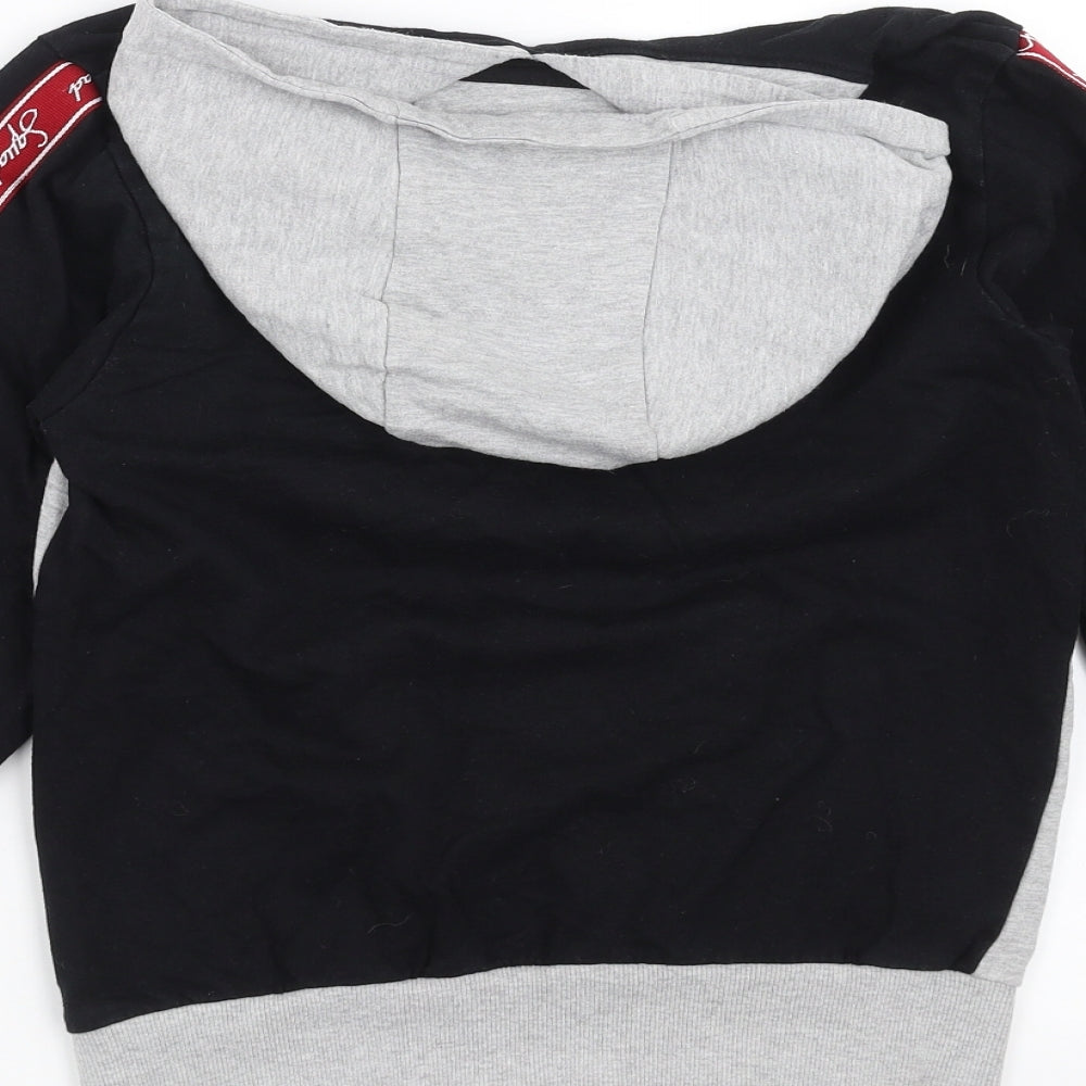 Studio Retail Boys Black   Pullover Hoodie Size 10-11 Years