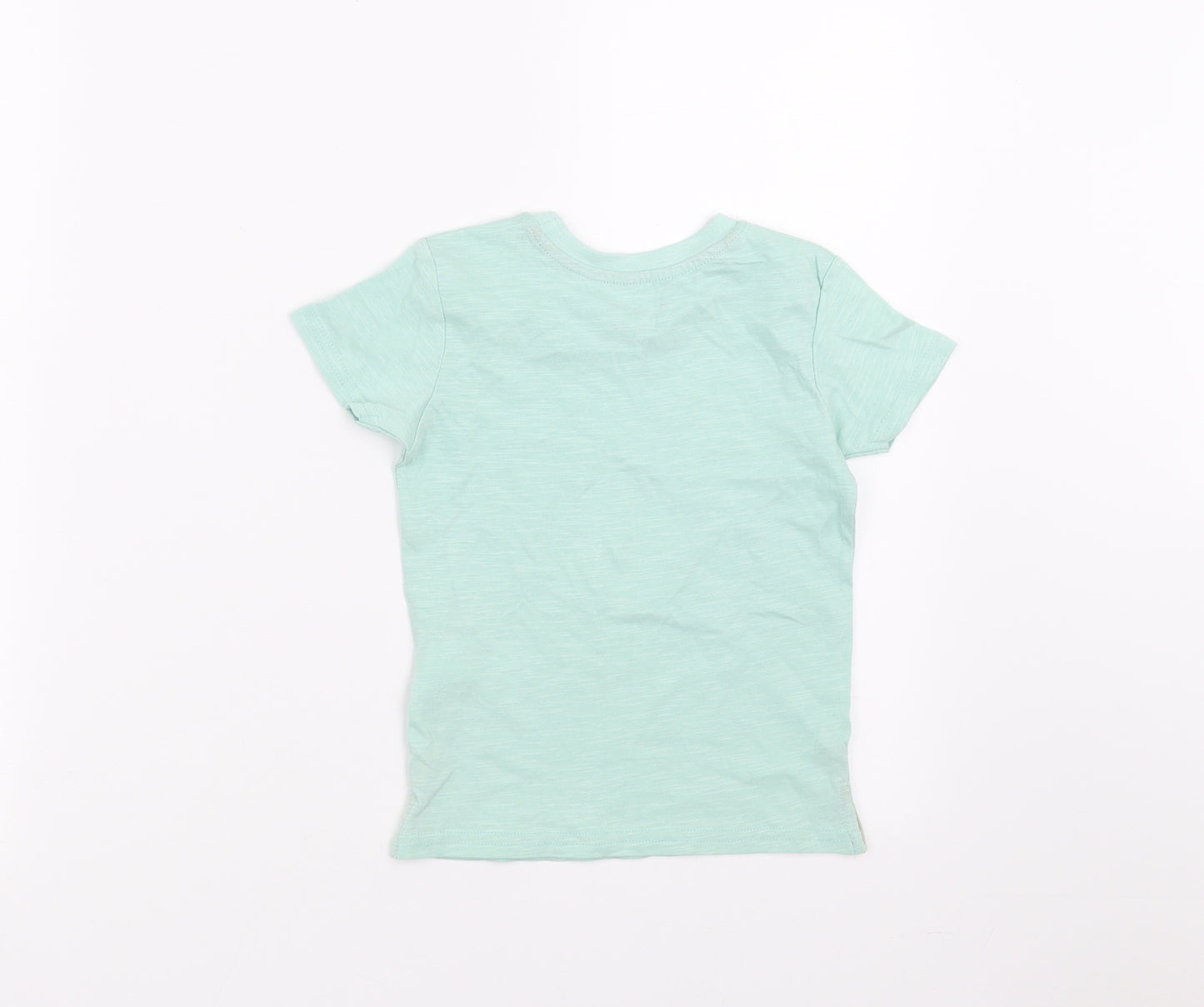 Primark Girls Green   Basic T-Shirt Size 2-3 Years  - sun