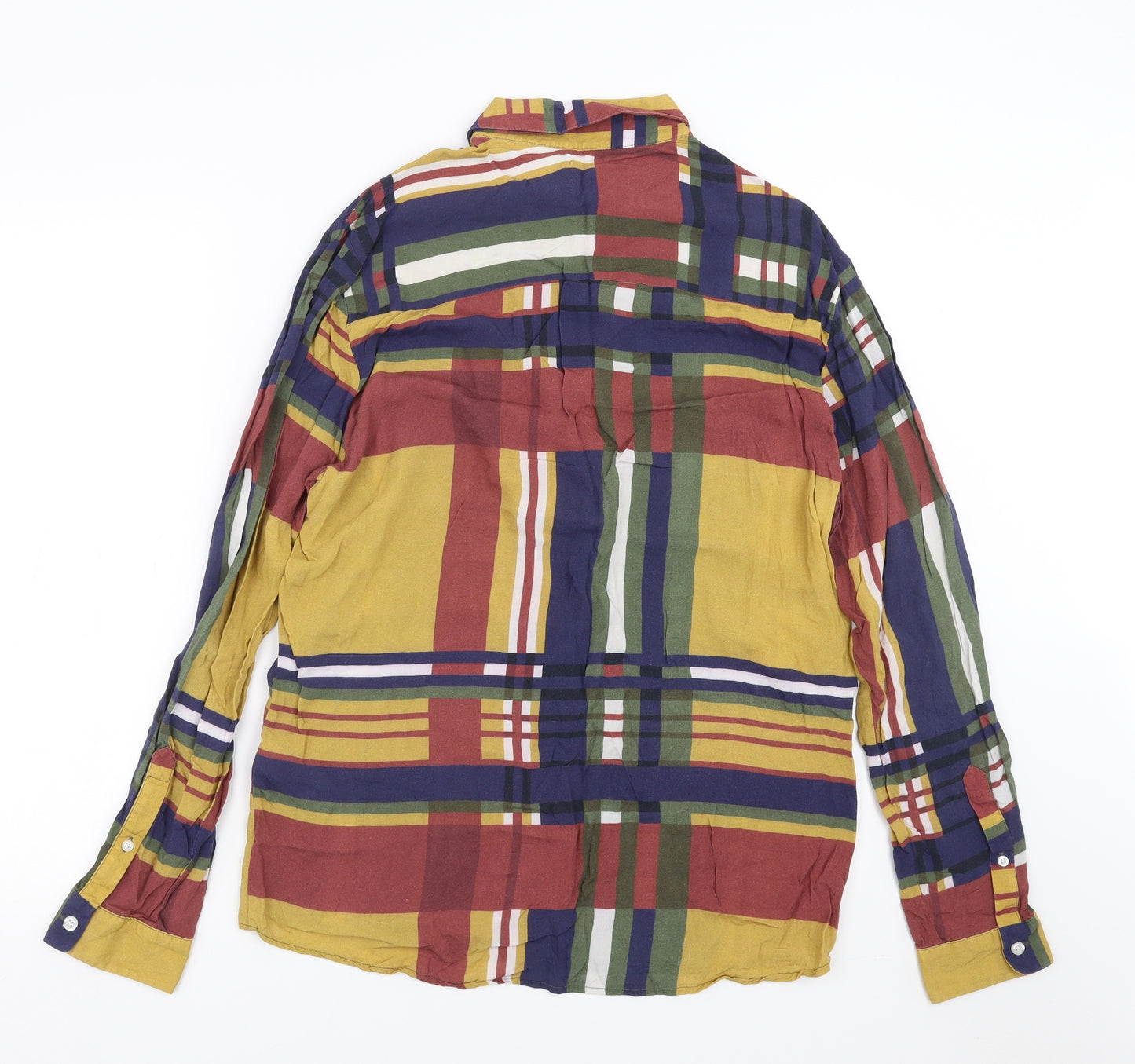 Topman Mens Multicoloured Colourblock   Button-Up Size L