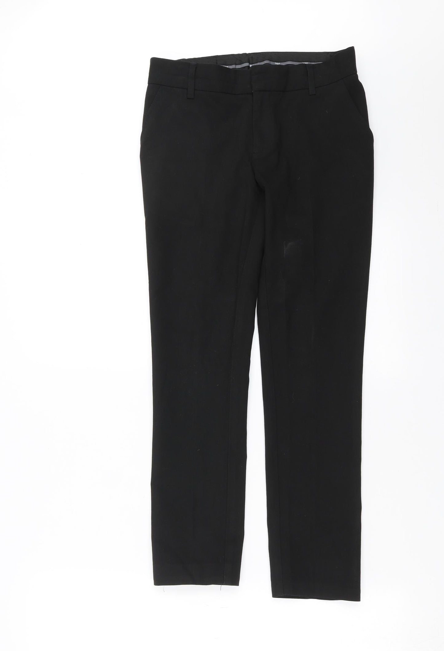 Marks and Spencer Boys Black   Dress Pants Trousers Size 10-11 Years