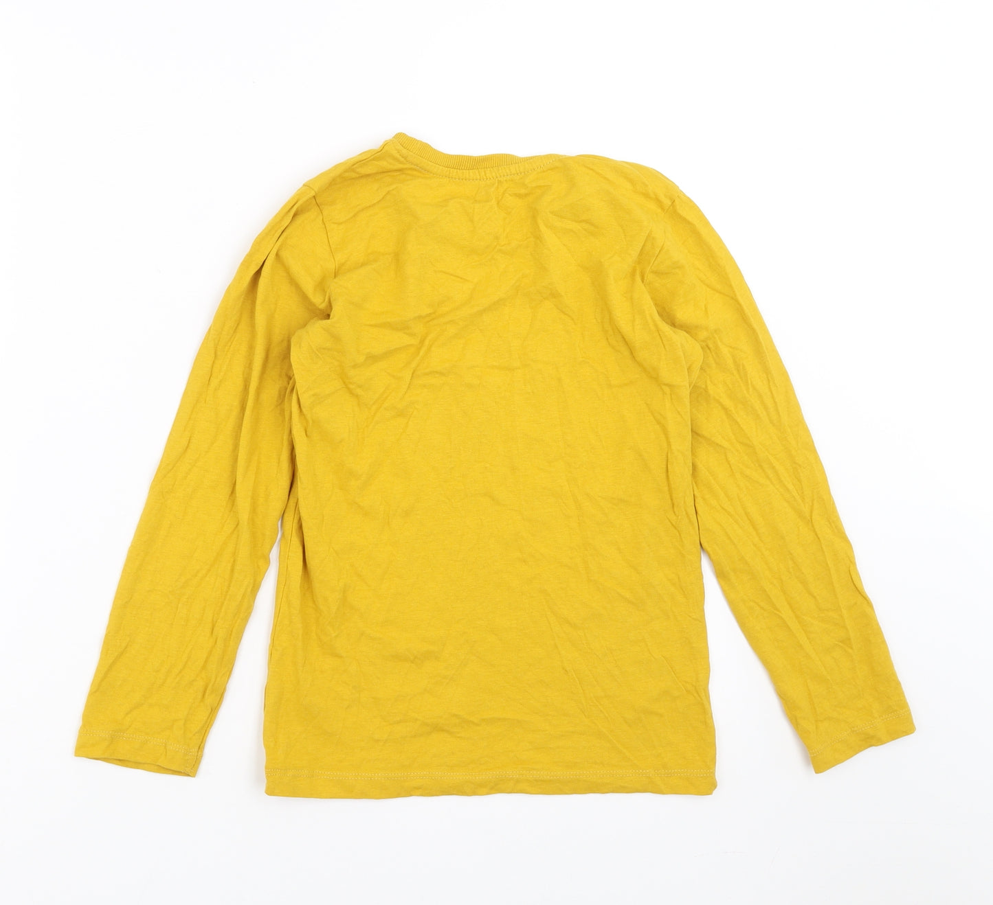 Matalan Boys Yellow   Basic T-Shirt Size 9 Years  - cool vibes