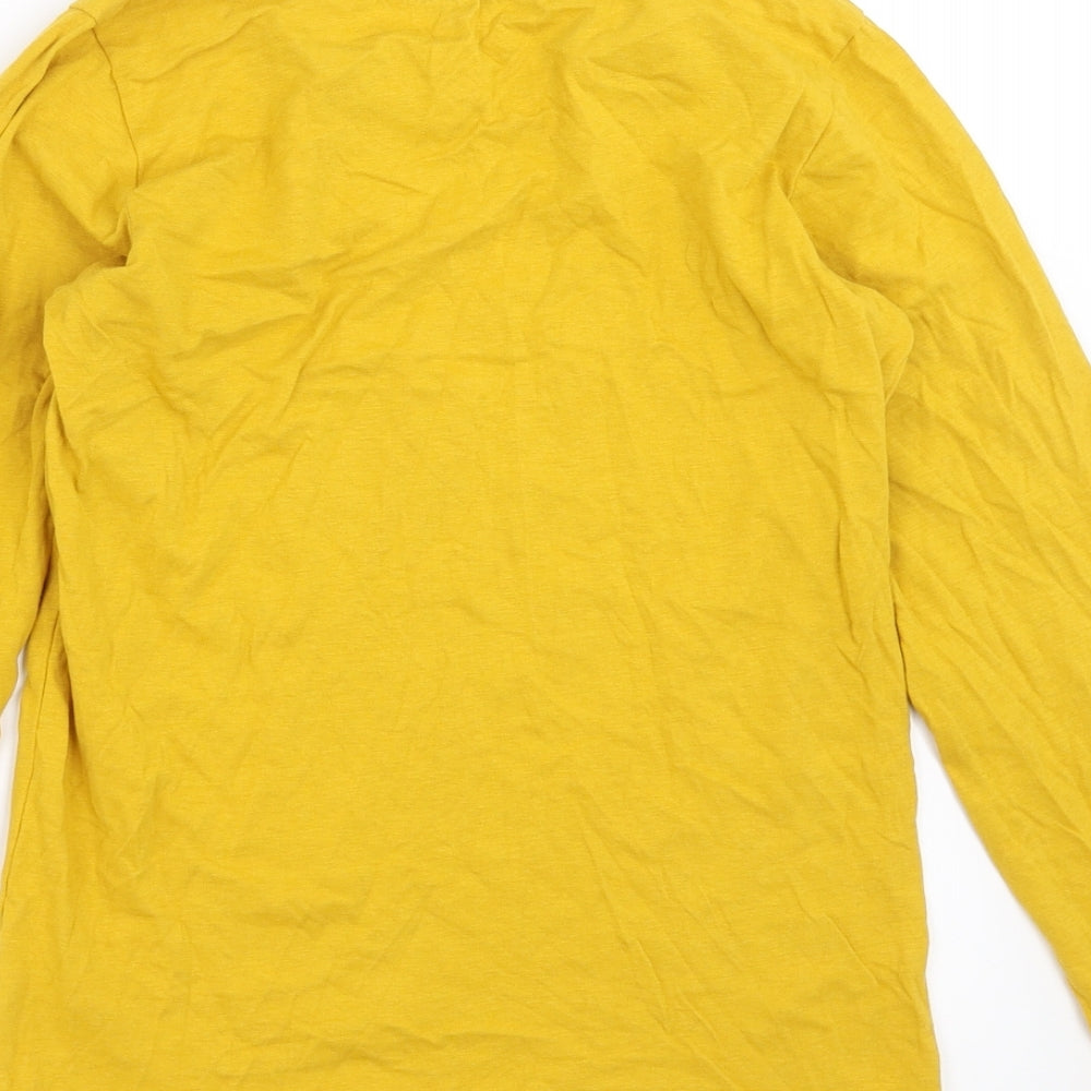 Matalan Boys Yellow   Basic T-Shirt Size 9 Years  - cool vibes