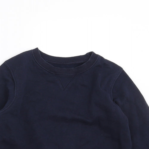 Matalan Boys Blue   Pullover Sweatshirt Size 7 Years  - school