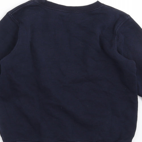 Matalan Boys Blue   Pullover Sweatshirt Size 7 Years  - school