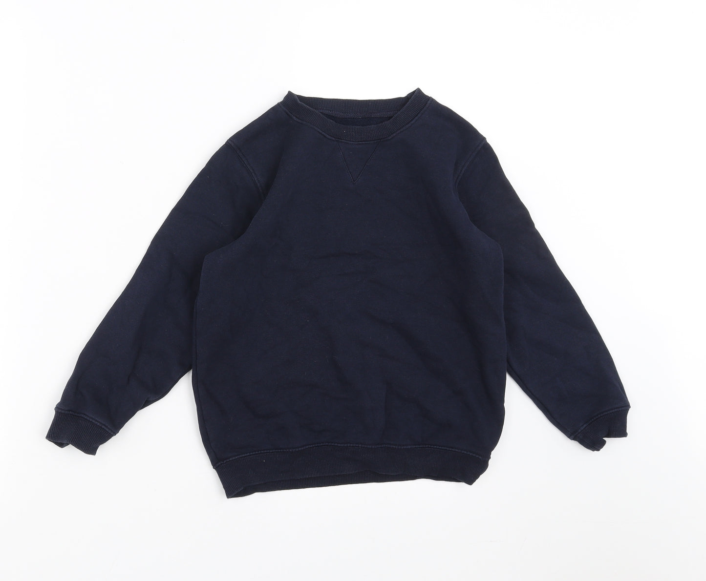 Matalan Boys Blue   Pullover Sweatshirt Size 7 Years  - school wear