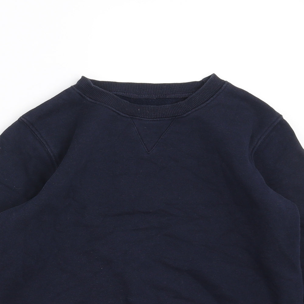 Matalan Boys Blue   Pullover Sweatshirt Size 7 Years  - school wear