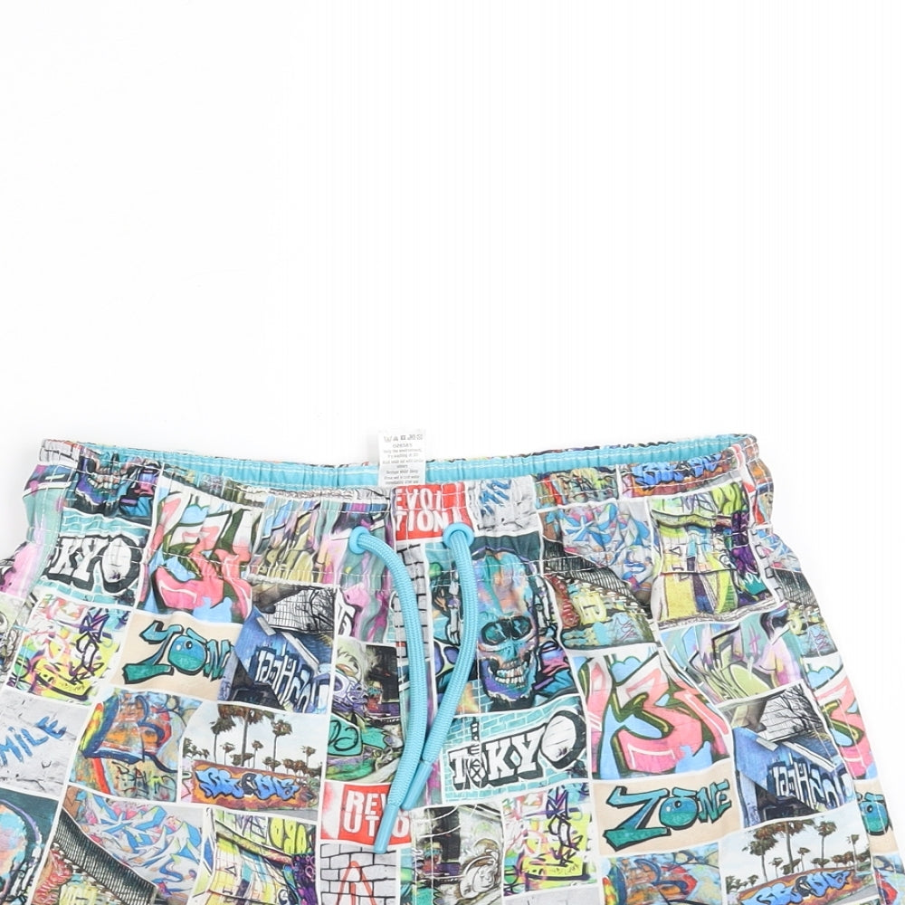Nutmeg Boys Multicoloured   Bermuda Shorts Size 8-9 Years - Swim Short