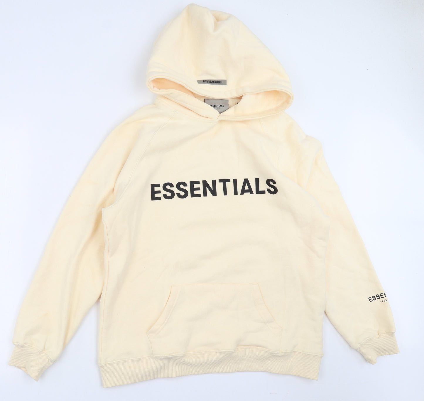 Fear of God Mens Orange   Pullover Hoodie Size M