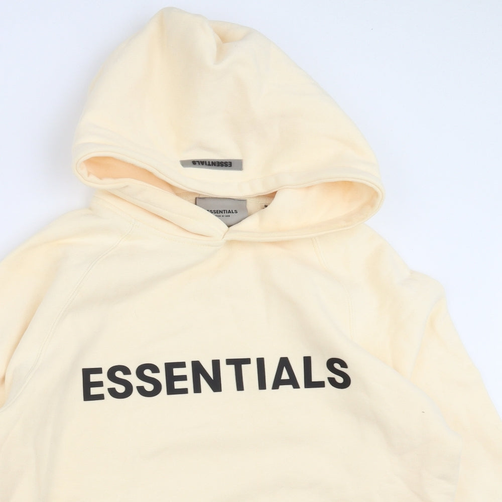 Fear of God Mens Orange   Pullover Hoodie Size M