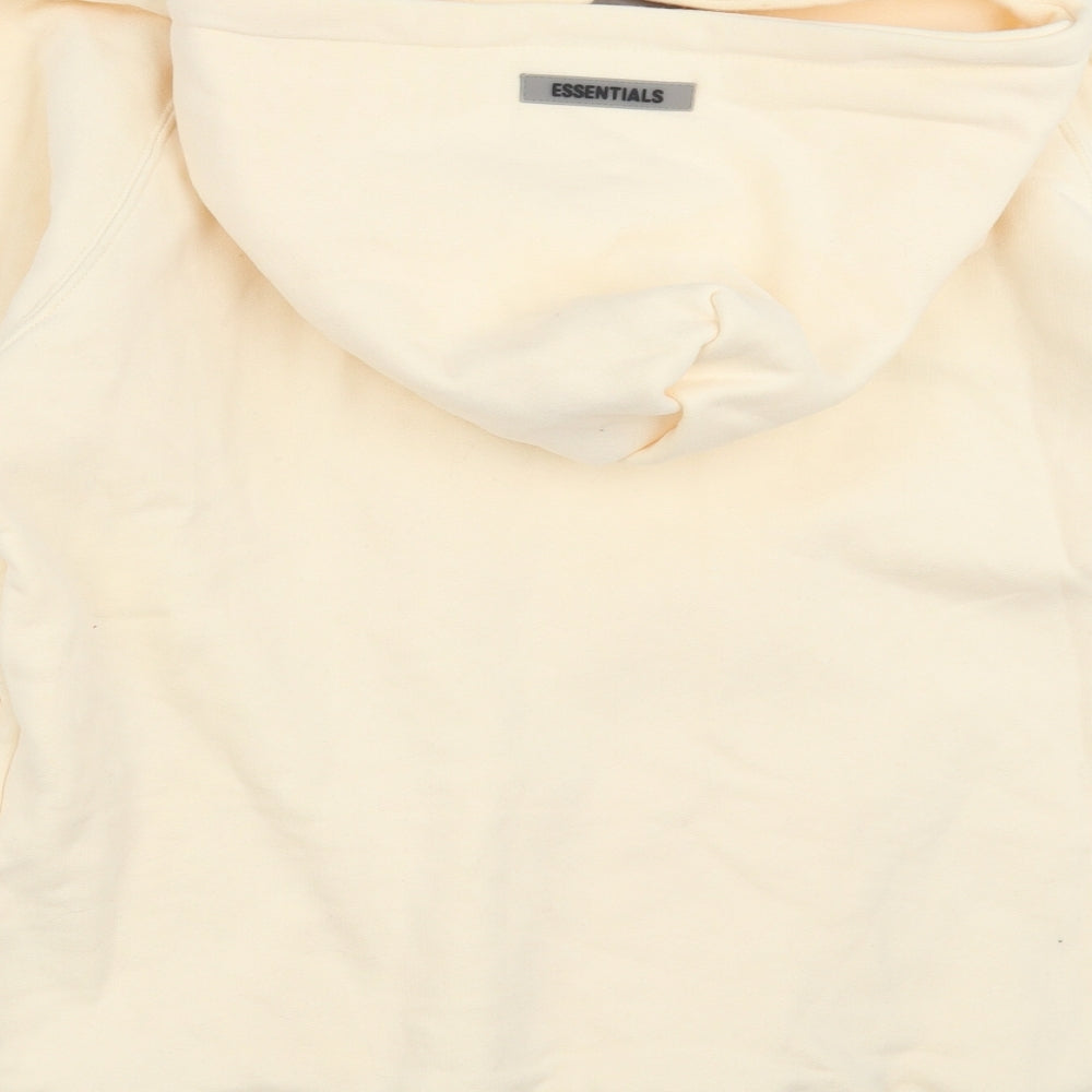 Fear of God Mens Orange   Pullover Hoodie Size M