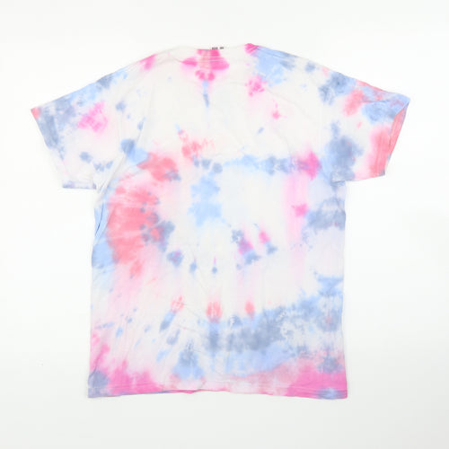 Fruit of the Loom Boys Pink   Basic T-Shirt Size 12-13 Years  - Tie-Dye