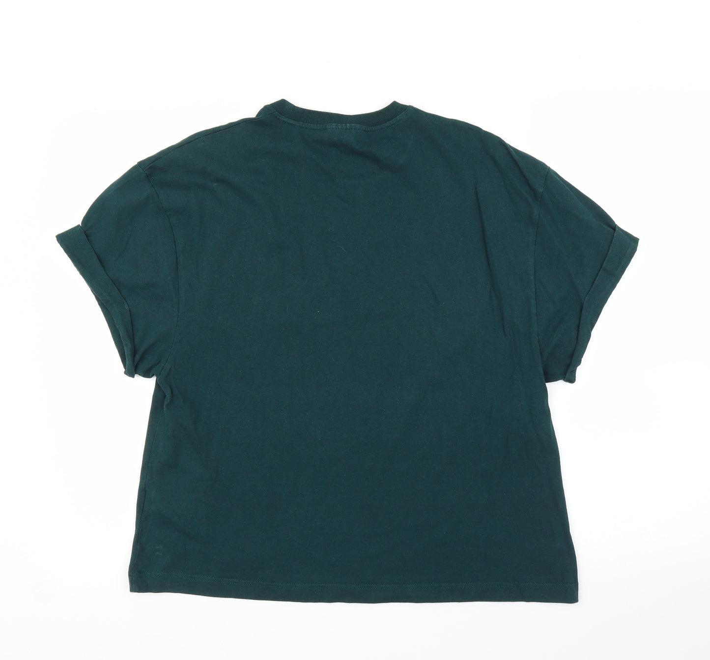 Topshop Womens Green   Basic T-Shirt Size M