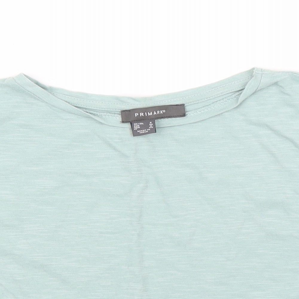 Primark Womens Green   Cropped Blouse Size 8