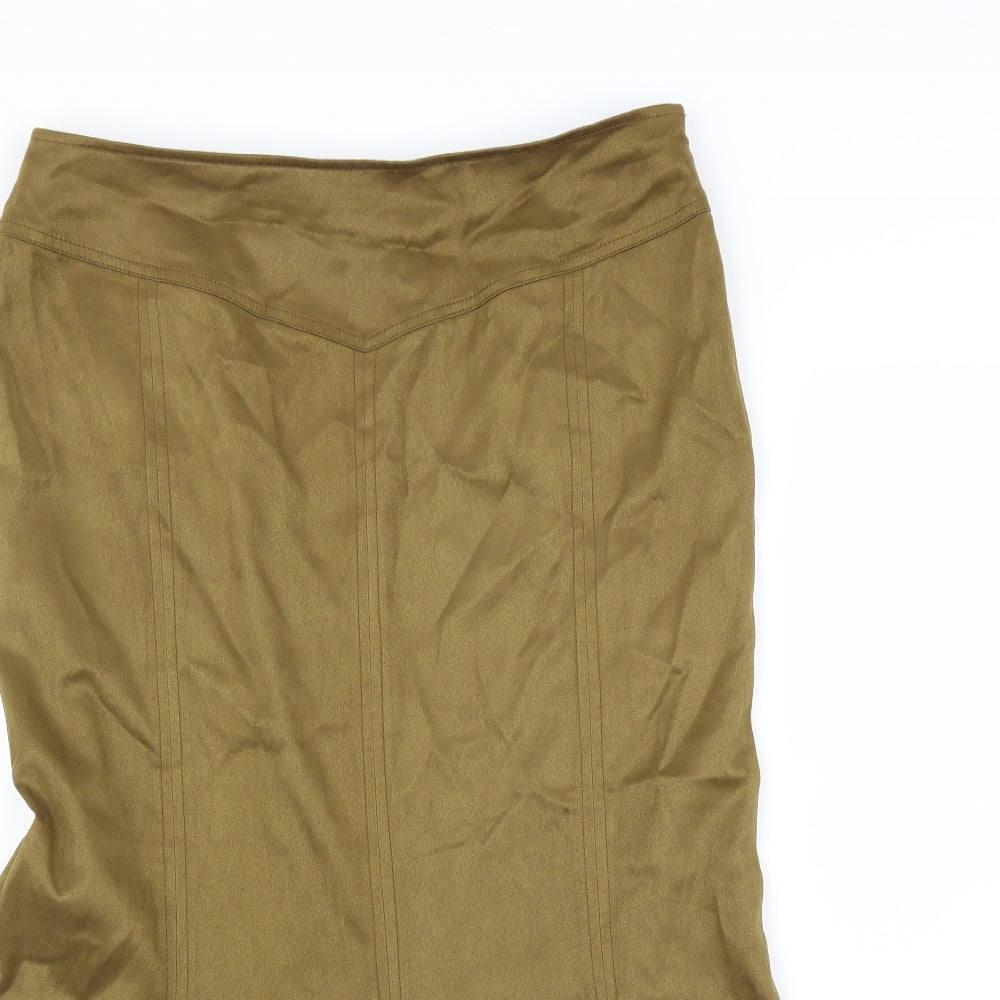 CC Womens Green   Trumpet Skirt Size 14