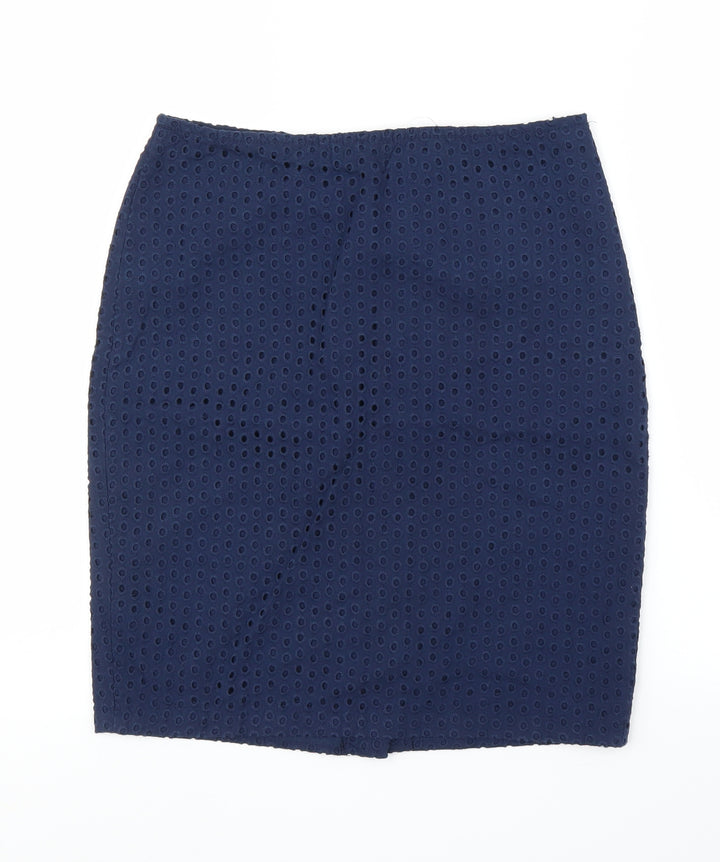 Max Studio Womens Blue   Straight & Pencil Skirt Size S