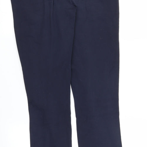 Camaieu Womens Blue   Pedal Pusher Trousers Size 8 L27 in
