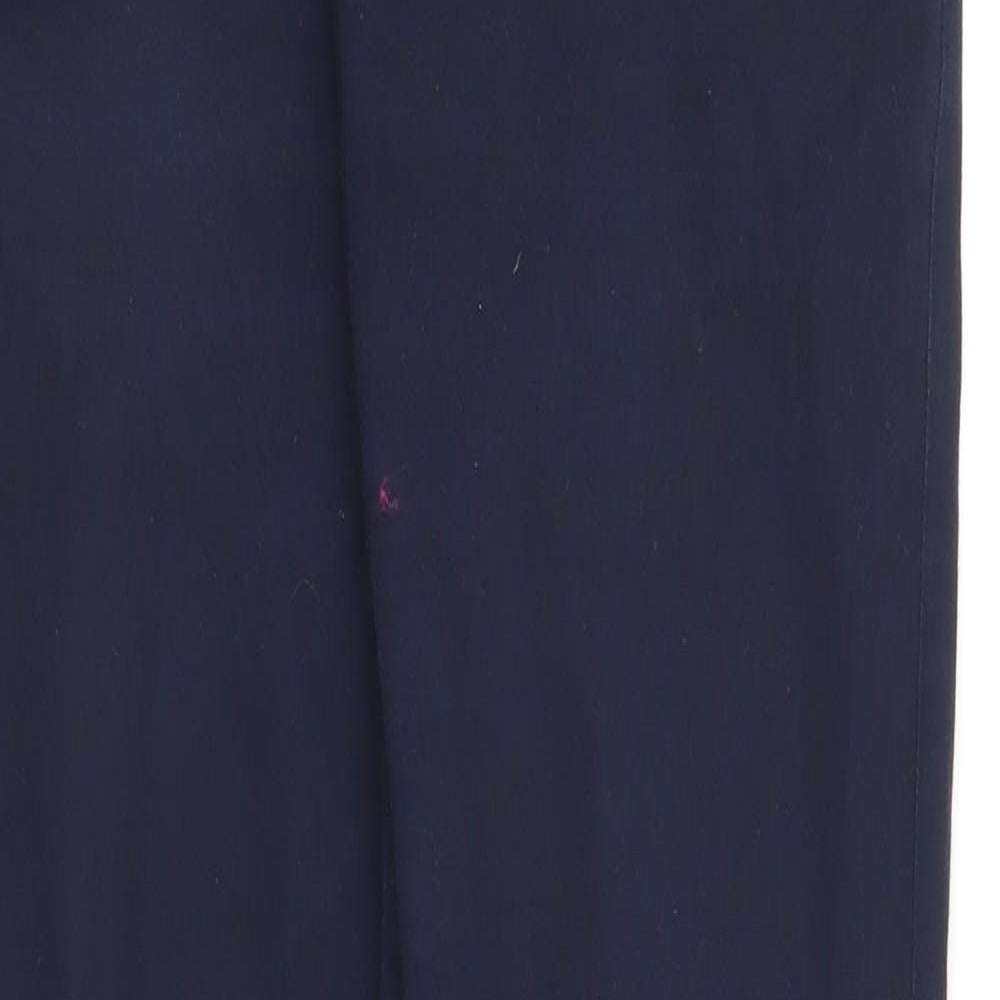 Camaieu Womens Blue   Pedal Pusher Trousers Size 8 L27 in