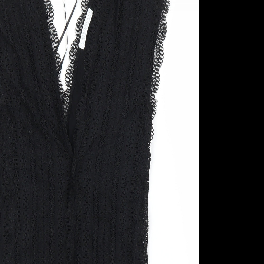 Zara Womens Black   Leotard One-Piece Size S
