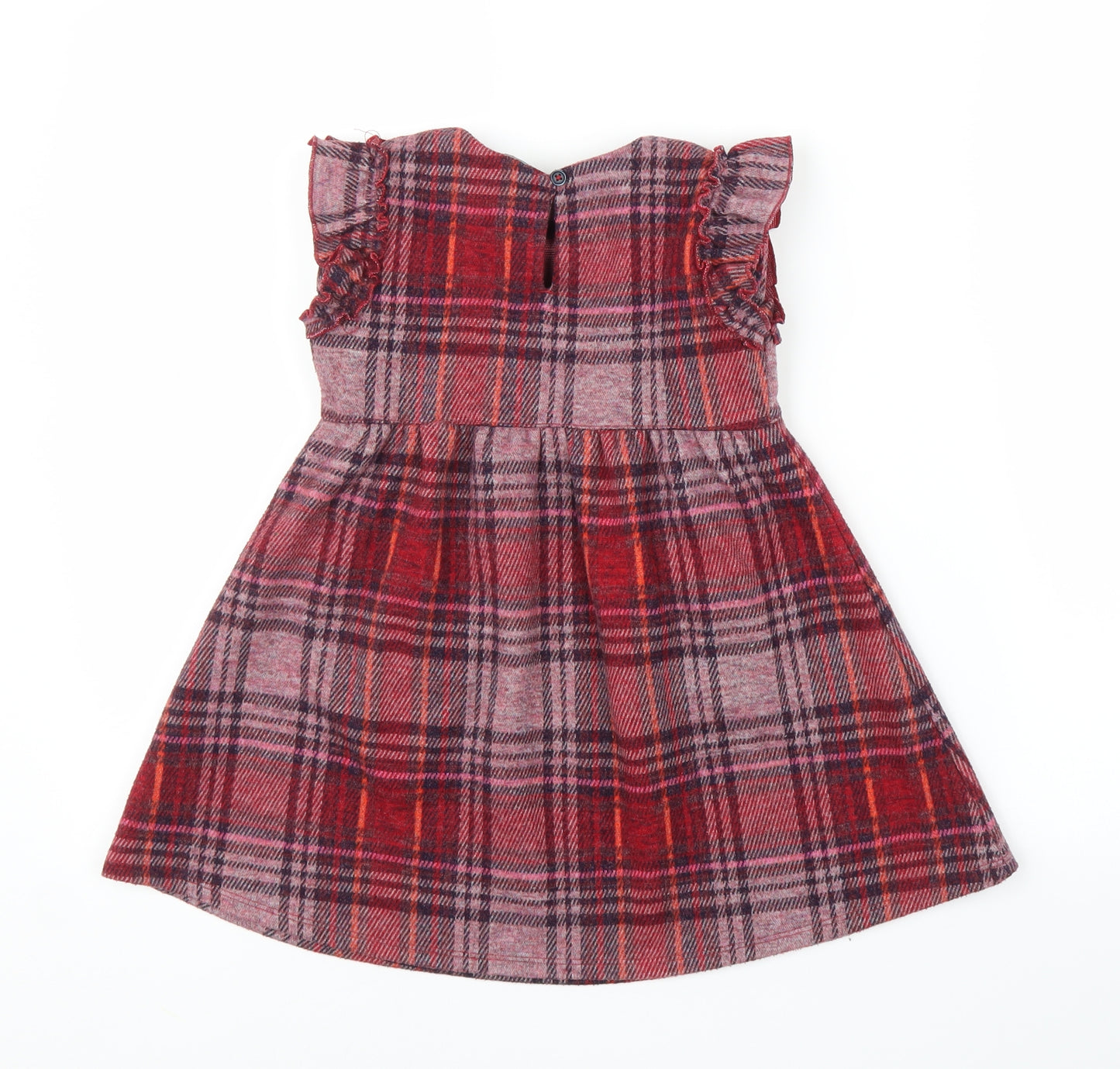 NEXT Girls Red Plaid  A-Line  Size 3-4 Years