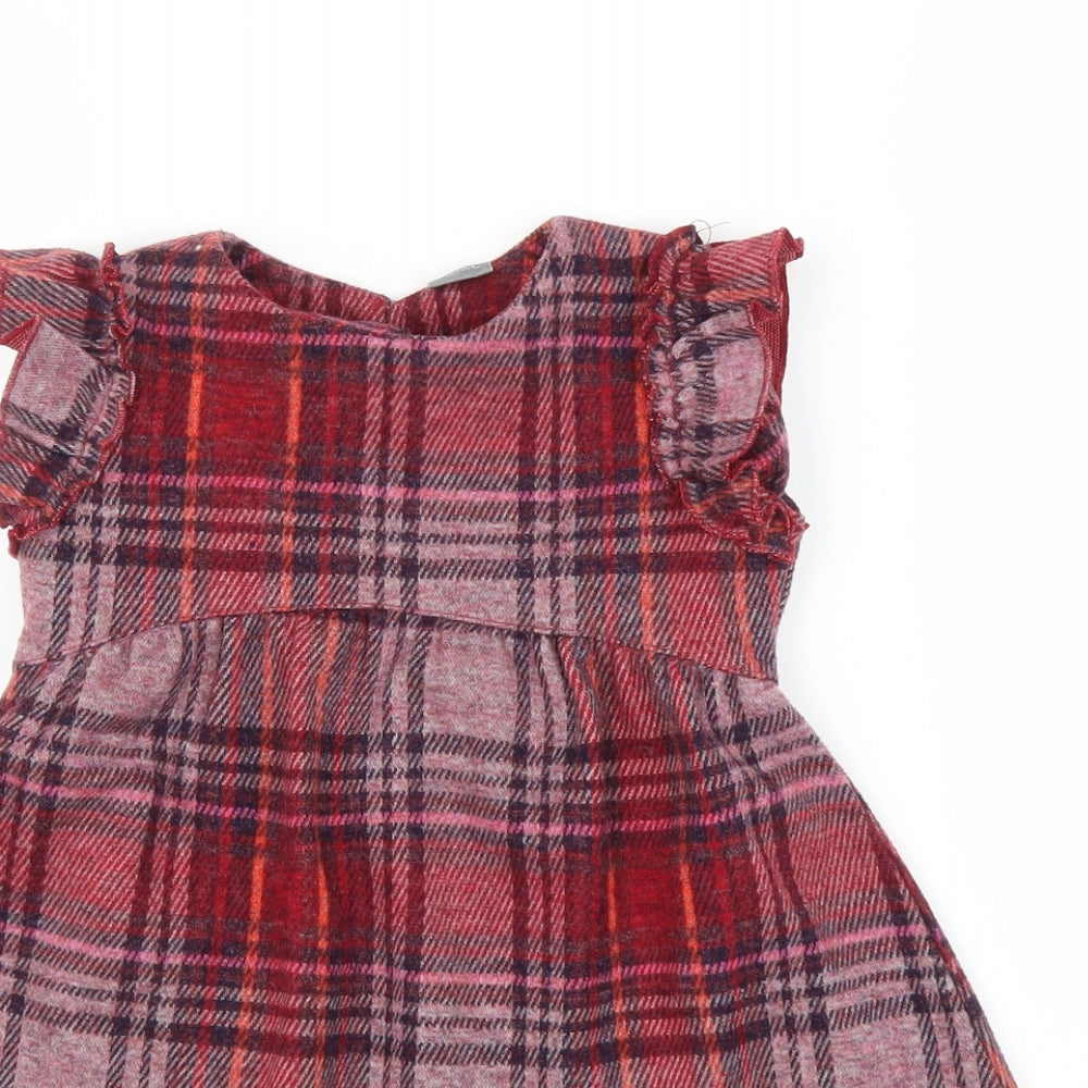 NEXT Girls Red Plaid  A-Line  Size 3-4 Years