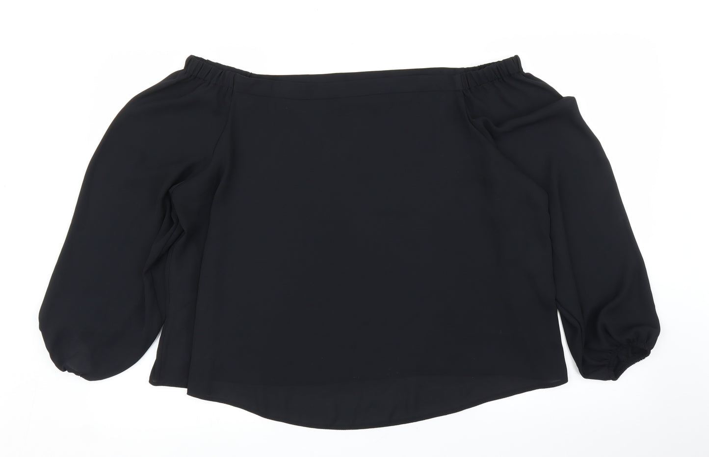 Select Womens Black   Basic Blouse Size 18