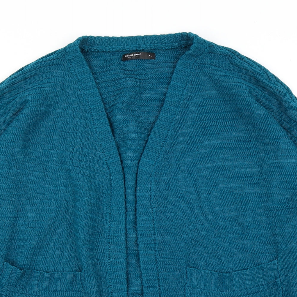 SheIn Womens Blue   Cardigan Jumper Size XL