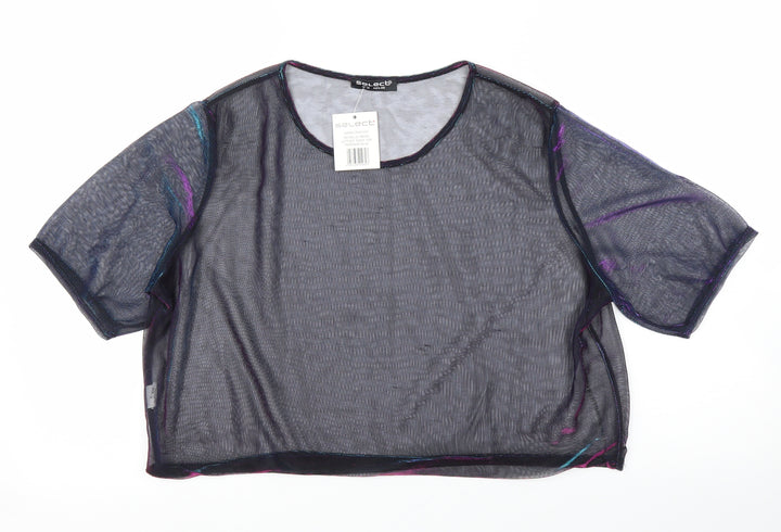 Select Womens Purple   Basic Blouse Size 18