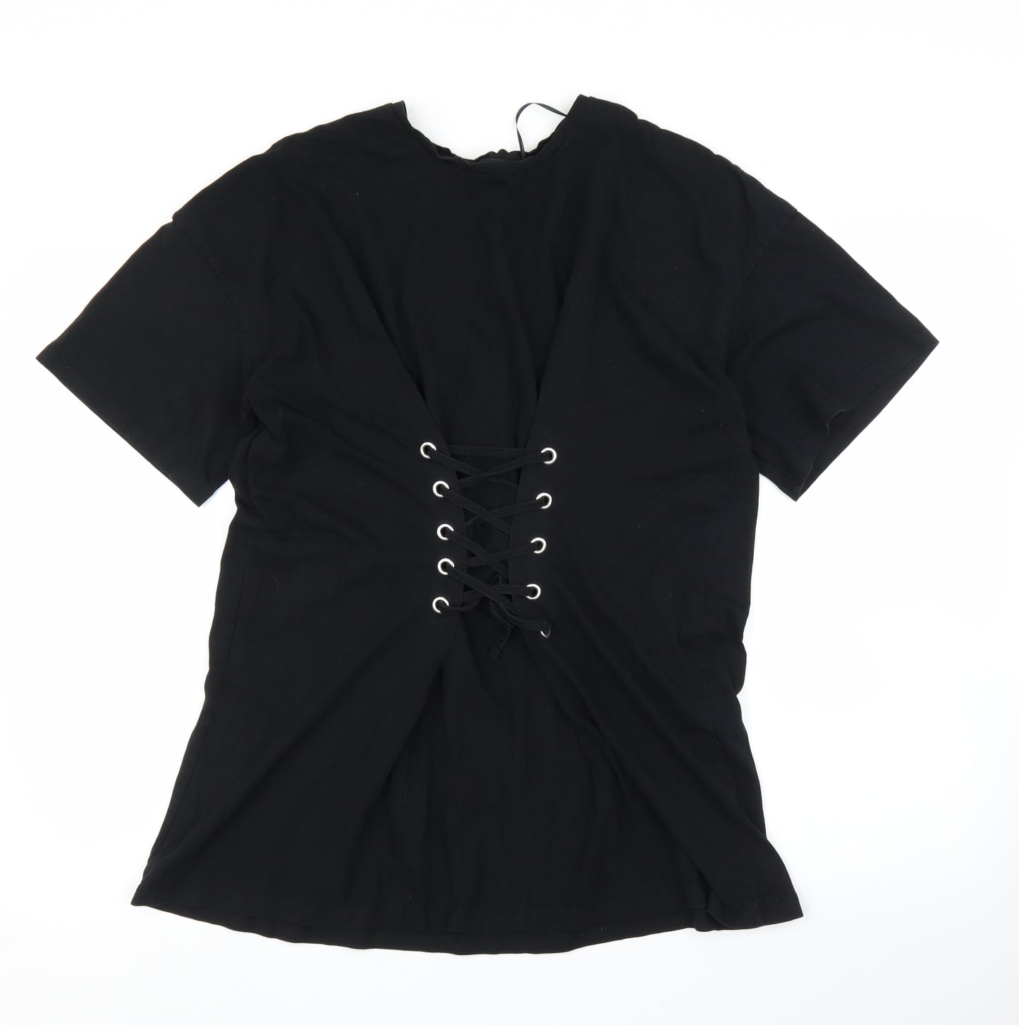 Primark Womens Black   Tunic T-Shirt Size 14