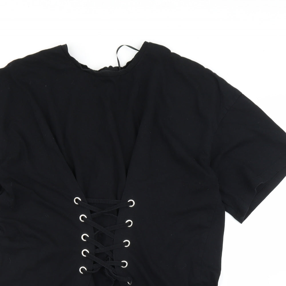 Primark Womens Black   Tunic T-Shirt Size 14