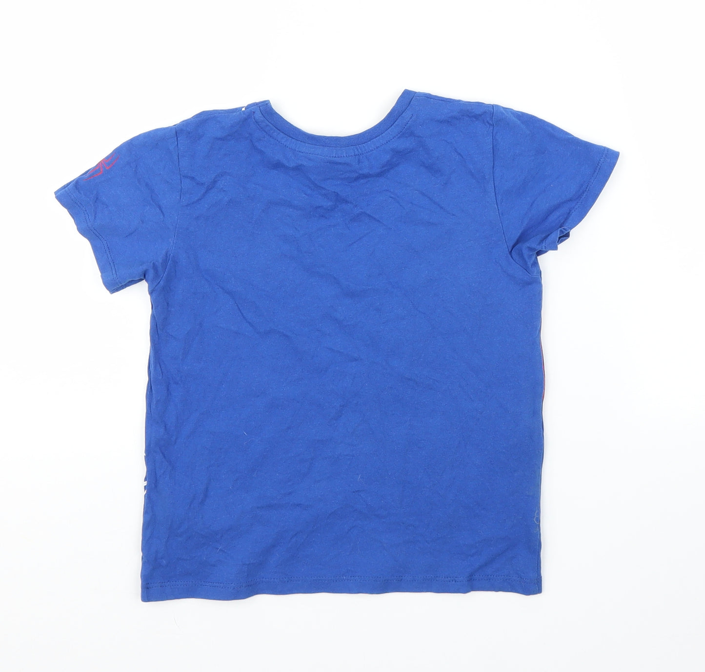 Spiderman Boys Blue   Basic T-Shirt Size 5-6 Years