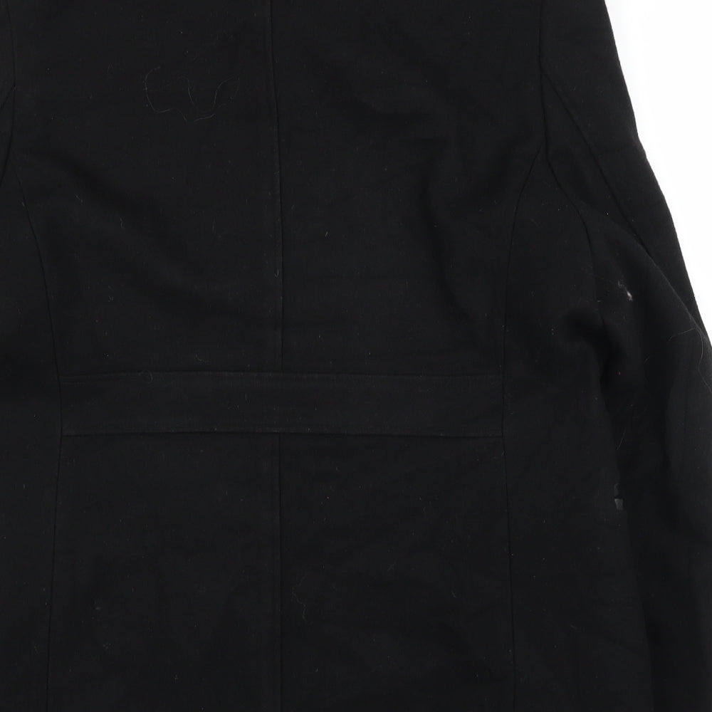 Kenneth Cole Mens Black   Pea Coat Coat Size XL