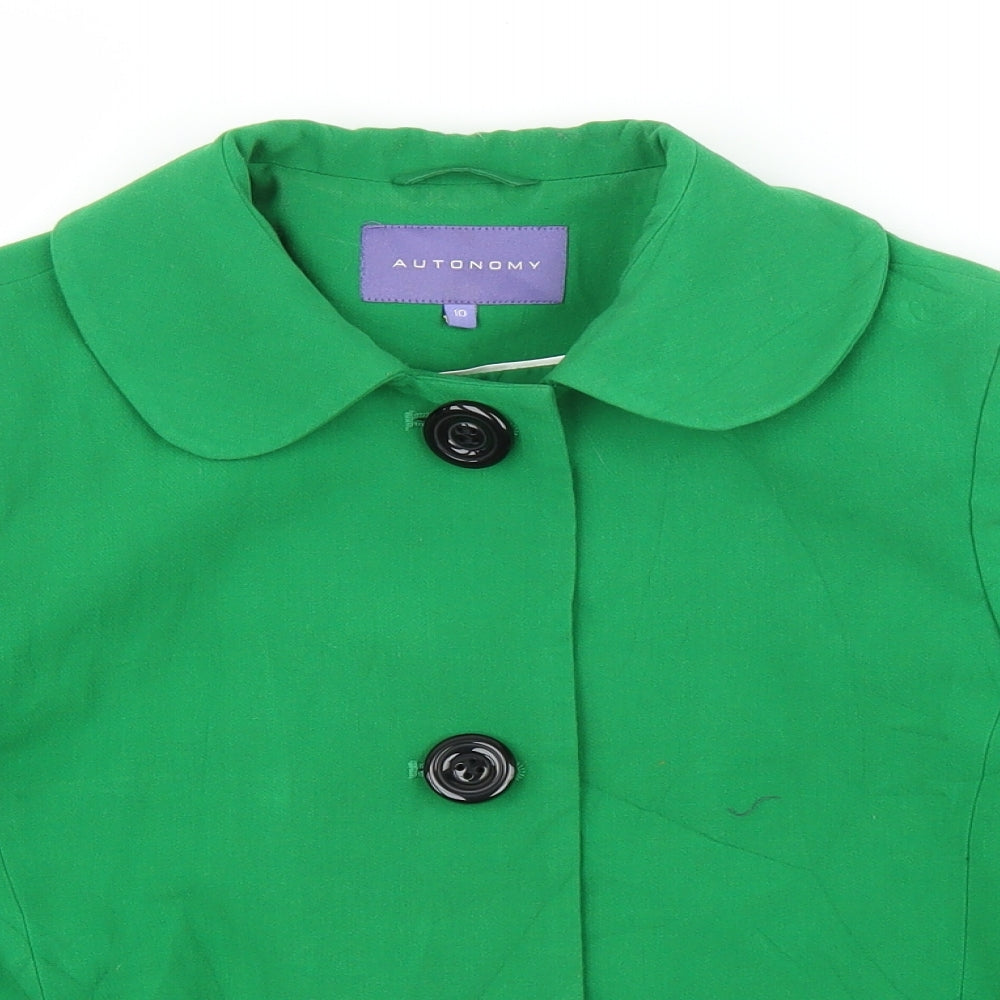 Autonomy Womens Green   Jacket Blazer Size 10
